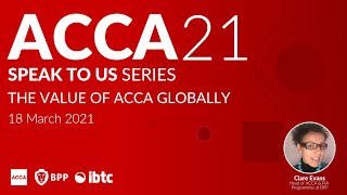 The Value of ACCA Globally with Clare Evans