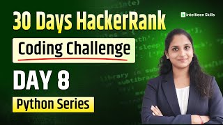 30 Days of Python Coding – Day 8 | Python Dictionary Explained | HackerRank