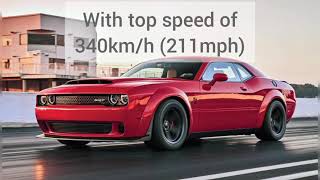 1min Car Introduction | 2018 Dodge Challenger SRT Demon