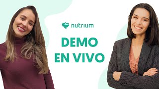 Demo del software de nutrición Nutrium en Español, abril 2021