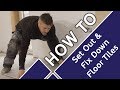 How To Set Out & Fix Down Large Floor Tiles #tiles #howto