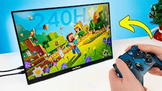 This 240Hz Portable Gaming Monitor is…