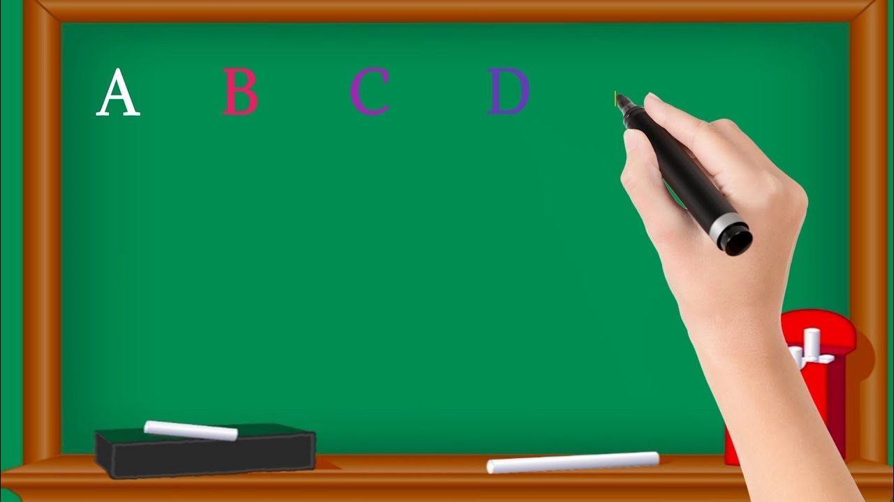 Write abcd in english with easy method | a for apple b for ball practice for kids | Kids rishoo tv