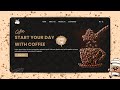 How To Make A Modern Coffee Shop Website Using HTML & CSS Only