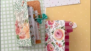 File Folder Folio w/Pocket Flip Page TUTORIAL ~Journal Cover, Ephemera Holder, Flat Mail IDEAS