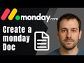 How to Create a Doc in monday.com (2025 Quick Tutorial for Notes, Plans & Collaboration)