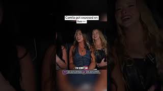 Camilla Gets Exposed On Live
