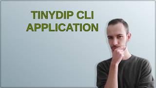 Codereview: TinyDIP CLI Application