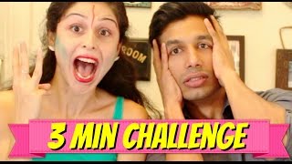 3 Minute Makeup Challenge With Kanan Gill !!!