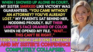My Sister Thought She’d Won When I Showed Up Alone In Court—Then The Judge Spoke…