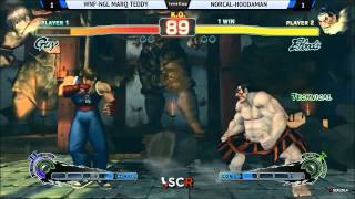 SSF4AE WNF NGL MARQ TEDDY VS NORCAL HOODAMAN - Socal Regionals 2014 Day 1