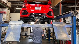 New AWE Exhaust For My Civic Type R (Unboxing)