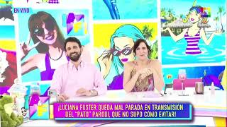 Amor y Fuego - FEB 11 - LUCIANA QUEDA MAL PARADA EN TRANSMISIÓN DEL “PATO”, QUE NO SUPO CÓMO EVITAR