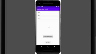 ContextMenu Demo