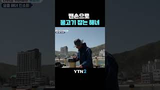 맨손으로 물고기 잡는 해녀 #shorts