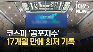 코스피200 변동성 지수 17개월 만에 최저 / KBS 2021.07.04.