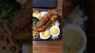 【お弁当作り】照り焼きささみ弁当！#shorts  #家族 #弁当 #vlog #旦那 #料理 #お弁当