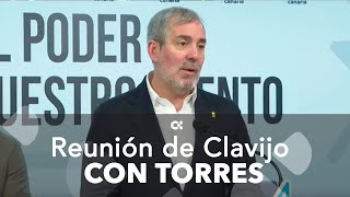 Clavijo se reunirá este jueves con Torres y espera respuesta para la acogida de menores migrantes