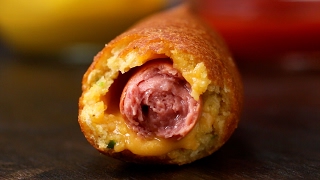 Cheesy Jalapeño Corn Dogs