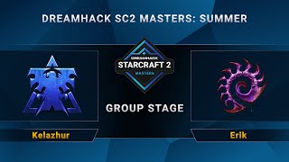 SC2 - Kelazhur vs. Erik - DreamHack SC2 Masters Summer - Semifinals - LA