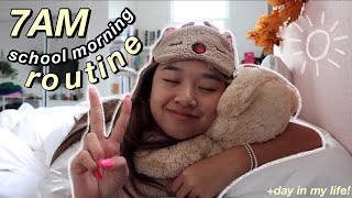 7AM SCHOOL MORNING ROUTINE *fall edition* | day in my life
