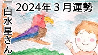 一白水星さん　2024年３月の運勢