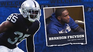 Brandon Facyson on New Opportunity in Indianapolis | Colts Free Agency