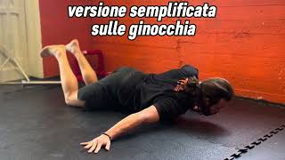 esecuzione archer pushups