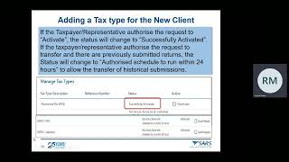 SARS Readiness Programme - Module 6 - eFiling