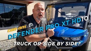 Can-Am Defender PRO XT HD10 - Cab Enclosure - 6 Foot Hydraulic Power Dump Bed - SXS or Truck?