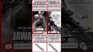 JAWAN Vs TIGER 3 salman khan x Shahrukh Khan #viralshortvideo