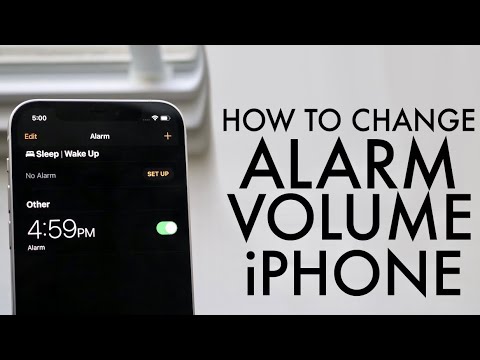 How To Change Alarm Volume On Any iPhone!