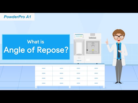 What are typical angle of repose angles?