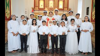 ആദ്യകുര്‍ബാന സ്വീകരണം (First Holy Communion) Holycross Church Chendamangalam. 2023 May 06