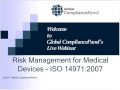 Medical Devices - ISO 14971 : Risk Management