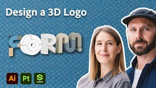 Design an eye-catching 3D logo with Adobe Substance 3D and Illustrator | Adobe Creative Cloud