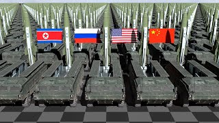Ballistic Missile Fleet Strength by Country 2025