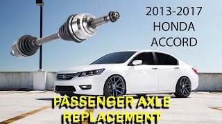 How to Replace Passenger Side Axle | 2013-2018 Honda Accord