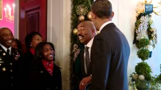 Obama, Steve Harvey, Surprise White House Visitors