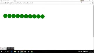 HTML5 CANVAS - ANIMATE CIRCLES