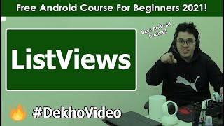 Android ListViews & Array Adapters | Android Tutorials in Hindi #13
