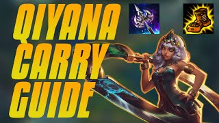 HOW TO CARRY AS QIYANA MID LANE - Challenger Guide - Solo Queue Commentary