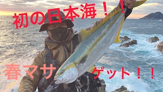 日本海！ショア春マサを求めて。