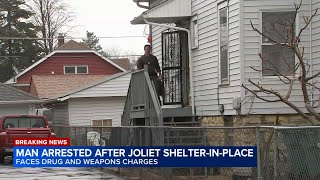 Man arrested after Joliett shelter-in-place Thursday