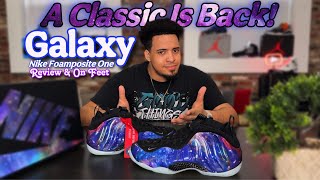 GALAXY 🌌 Nike Air Foamposite One 2025 Review \u0026 OnFeet