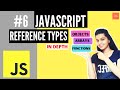 JavaScript Tutorial #6 | Reference Data Types in Depth | Arrays, Objects and Functions in Depth