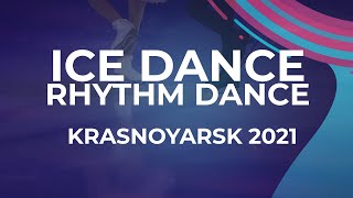 Dea KUPARADZE / Danila DAVELIEV GEO | ICE DANCE RHYTHM DANCE | Krasnoyarsk Week 4 #JGPFigure