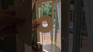 How to install a cat door in your window or sliding door 🚪 #contractor #cat #fyp #handyman