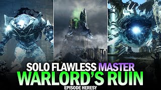 Solo Flawless Master Warlord's Ruin Dungeon [Destiny 2]