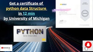 Coursera: Python Data Structures Complete Course solved ( code in description) #solutionbank